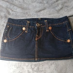 True Religion Big T Mia mini skirt
